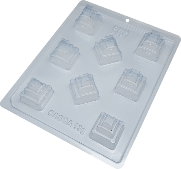 BWB vierkante trouw/stapeltaart